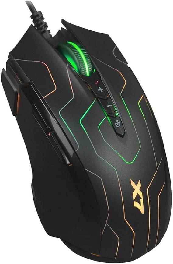 A4 Tech X89 BLACK-LABYRENT OPTICAL 2400 DPI Gamer Mouse