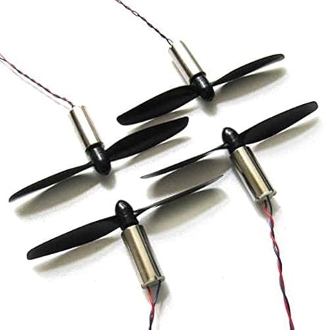 8520 Coreless Brushed Motor Set 53000rpm 8.5x20mm + 75mm CW CCW Propeller