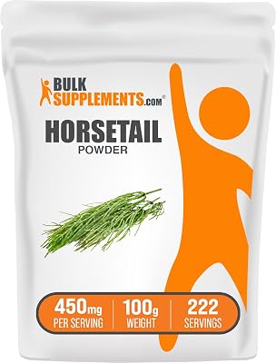 Horsetail Powder - Horsetail Supplement, from Horsetail Herb, Silica Supplements - Herbal Supplement, Gluten Free, 450mg per Serving, 100g 3.5 oz Pack of 1