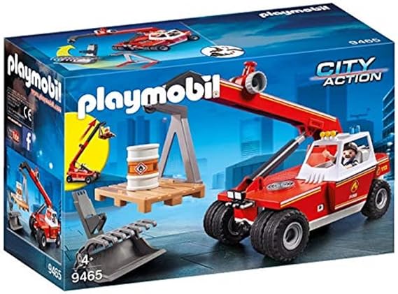 Playmobil Fire Crane Multicolor