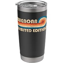 Wenona Retro 70s 80s Sunset Stripe Stainless Steel Insulated Tumbler