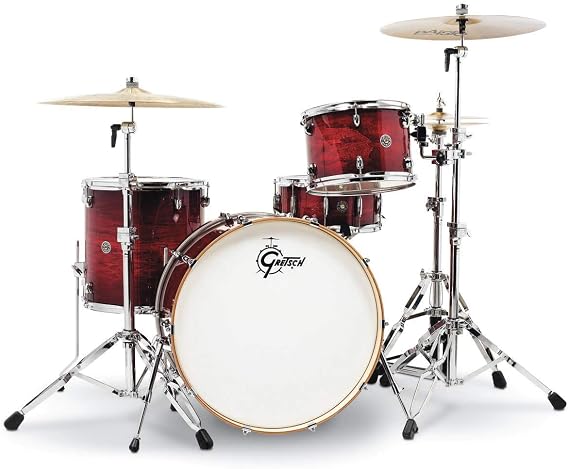 Gretsch Drums Catalina Club Rock 4-Piece Shell Pack with Snare Drum - Gloss Crimson Burst