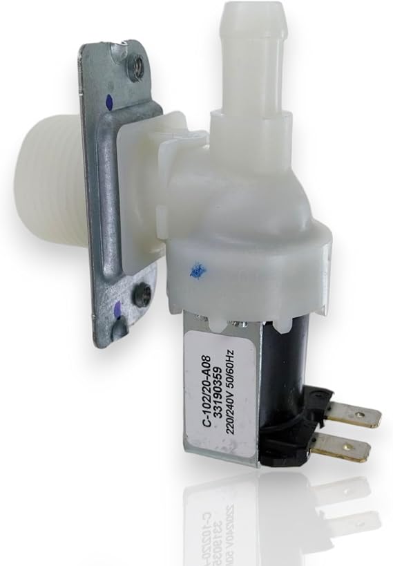 DL-pro Magnetventil 1-fach 90° 115mm Universal für Waschmaschine Spülmaschine Geschirrspüler