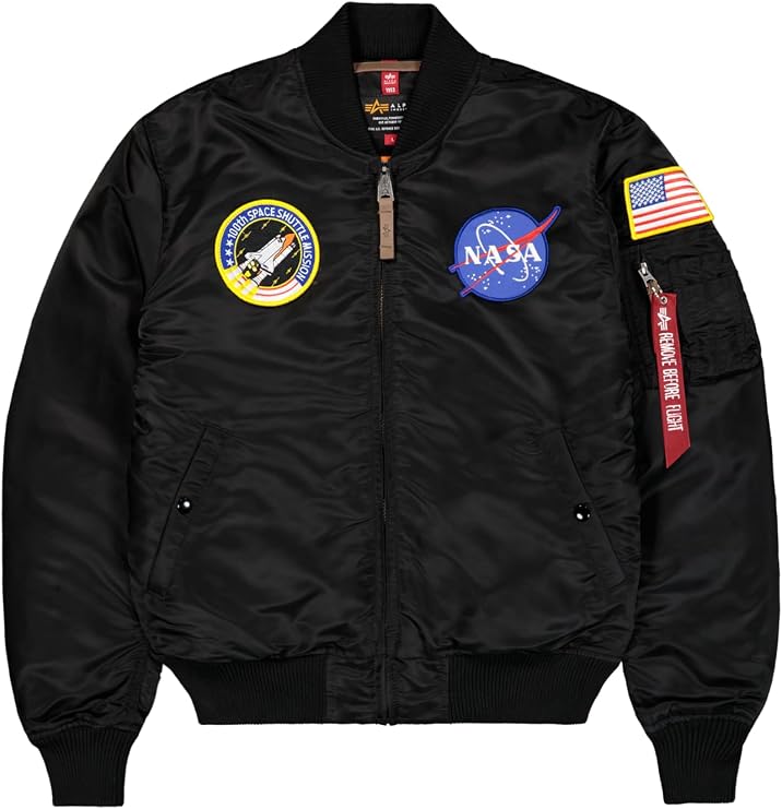 ALPHA INDUSTRIES Men's Ma-1 Vf Nasa Baby Jacket
