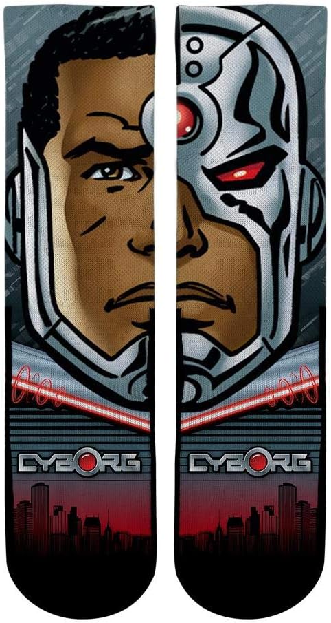DC Comics Super Premium Split Face Socks