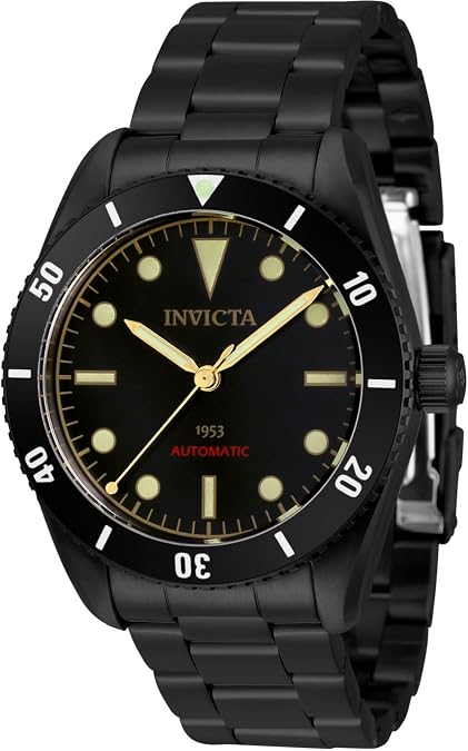 INVICTA 34337 Men's 1953 Combat PRO Diver Mens NH35 Automatic 40MM All Black IP SS Watch