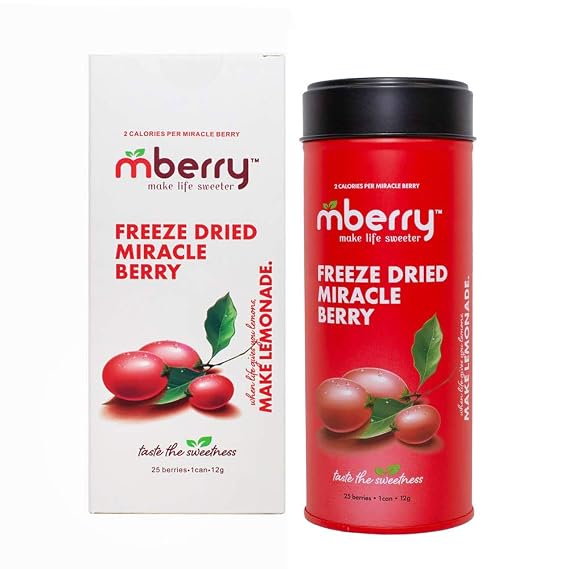 mberry Miracle Berry Freeze Dried Fruit, 25 Berries