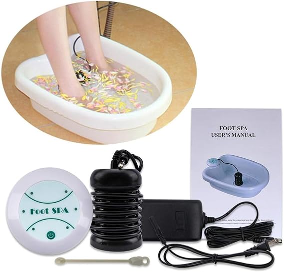 Ionic Detox Foot Bath Machine, Professional Ionic Array Foot Bath Spa Accessory for Detox Ion Cleanse Machine Detox Array Ionic Foot Detox for Home Salon Use
