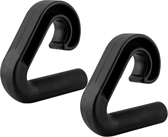 Neutral Grip Handle Attachment for Pull-up Bars, 1 Pair Portable Hooks for Barbell Row Deadlift Resistant Bands for Home Gym Fitness Enthusiasts, Fitness Equipment