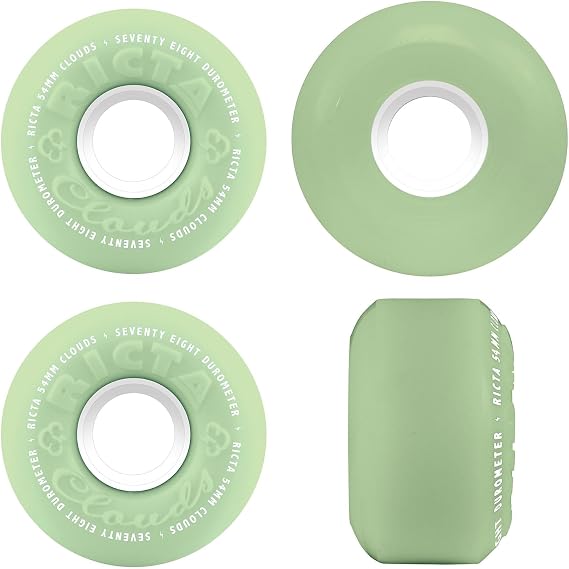 Ricta Clouds GITD 78a Skateboard Wheels 54mm