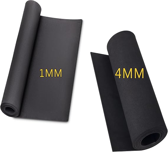 Black Eva Foam,Premium Eva Cosplay Foam 1mm and 4mm EVA Foam Sheet