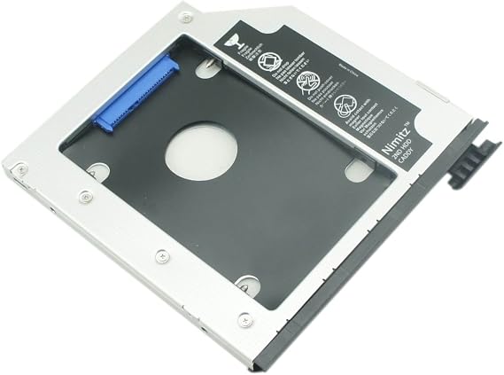 Nimitz 2nd HDD SSD Hard Drive Caddy Compatible with Dell Latitude E6440 E6540 with Ejector