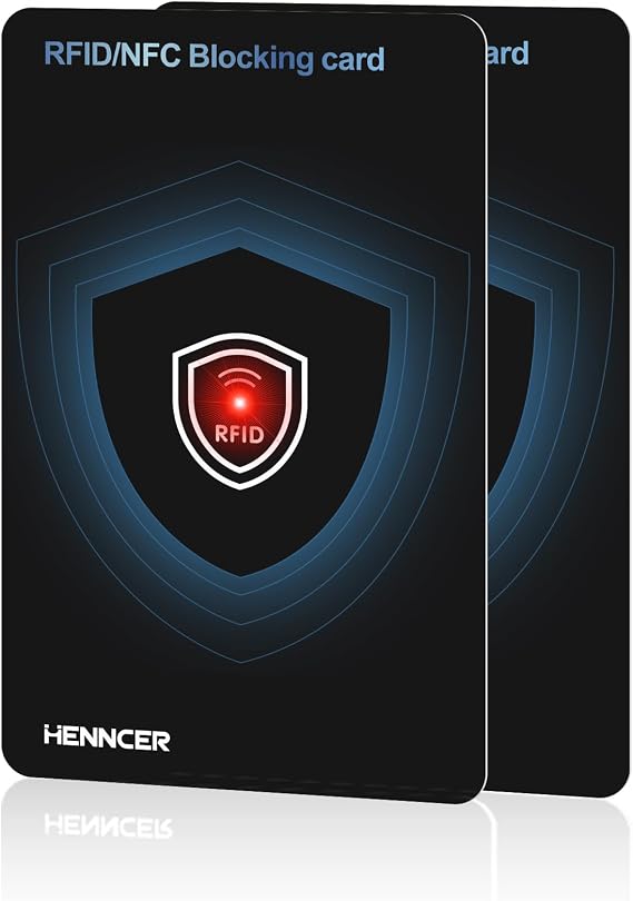 2026 NEW RFID Blocking Card Set with Indicator Light,Wallets Shield,Credit Card Protector, NFC Bank Debit Blocker,Anti-Skimming Protection For ID Passport Travel For Men/Women (2)