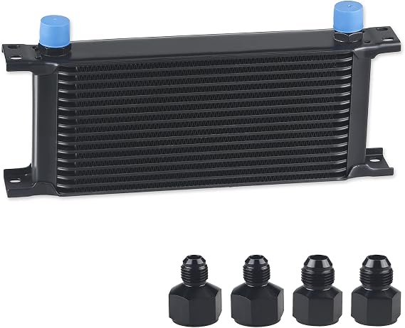 WATERWICH 16 Row AN10-10AN Oil Cooler 6AN 8AN Adapter Universal Engine Transmission