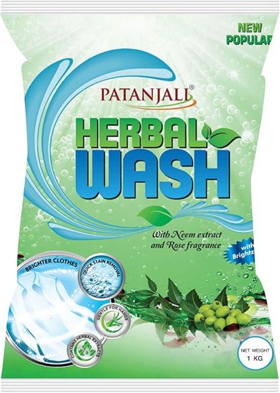 Patanjali Herbal Wash Detergent Powder, 1kg
