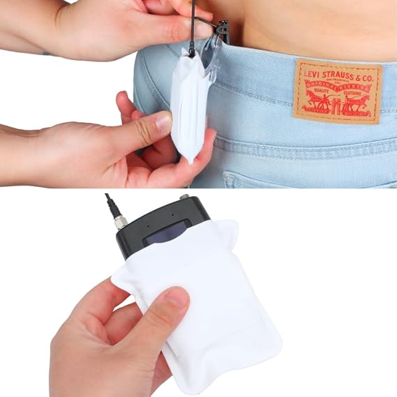 URSA Belt Pouch with Clips - Large (White) | Versatile Rigging for Wireless Transmitters