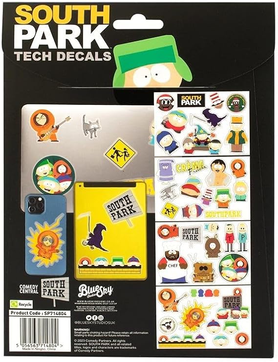 South Park Cartman Kenny & Co. Sticker Set Over 50 Stickers Official Merch