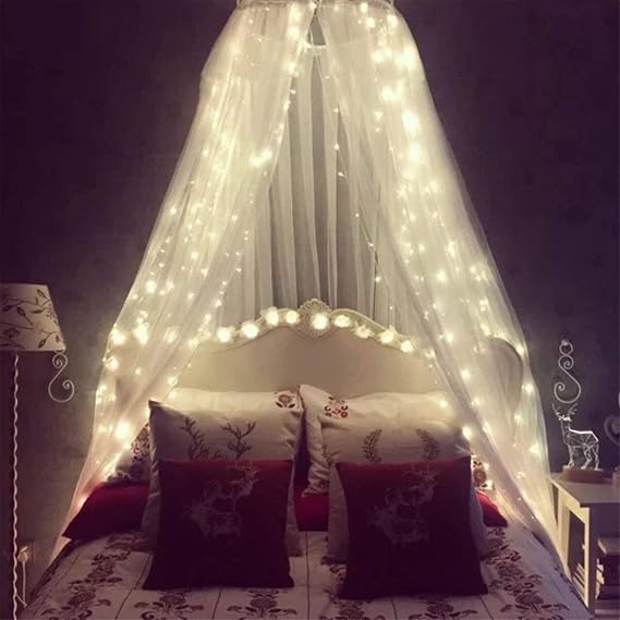 Mosquito net for bed.