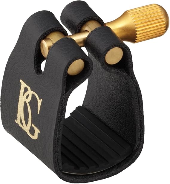 BG L12BG Standard Alto Saxophone Ligature with Rubber Support