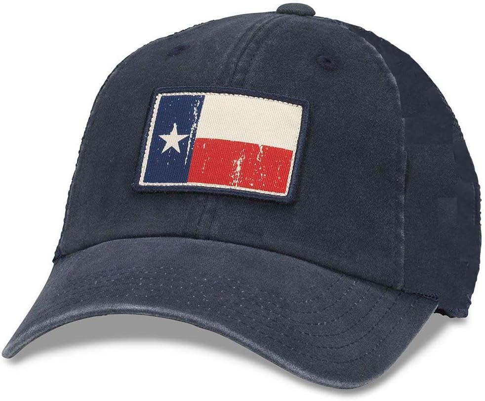 AMERICAN NEEDLE Unisex Badger Mesh State Flag Adjustable Strap Hat