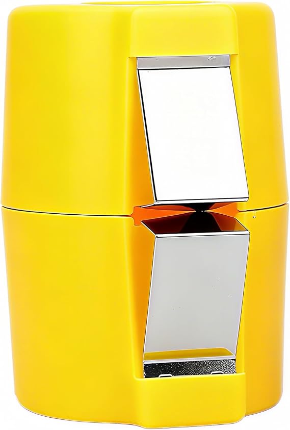 Egg Peeler Easy Shell Egg Opener Egg Cracker Tool Handheld Egg Separator Tool No Mess No Shell Pieces for Baking Scrambled Eggs and Omelets Yellow