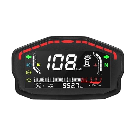 Universal RPM Motorcycle Meter GPS Speedometer Digital Odometer Injection Carburettor Instrument Travel Speedometer Digital