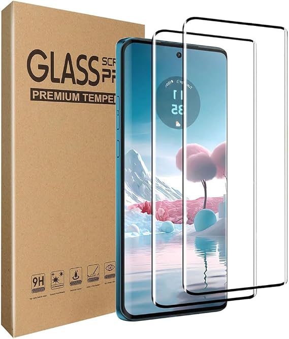 GAPlus 2-Pack Screen Protector for Motorola Moto Edge 40 Neo 5G Anti-Scratch, High Transparency, Anti-fingerprint, Bubble-Free, Dust-Free Screen Protector Tempered Glass For Moto Edge 40 Neo 5G