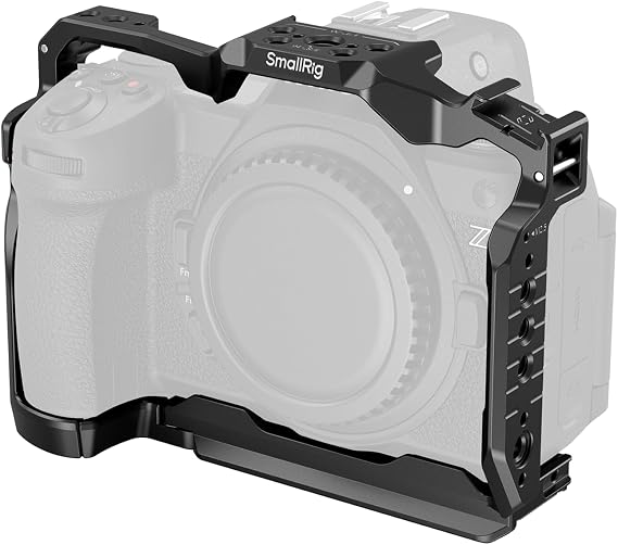 SmallRig Z6 III Camera Cage for Nikon Z6 III, Aluminum Alloy Camera Full Cage with Anti-Twist Design, Quick Release Plate for Arca-Swiss - 4519