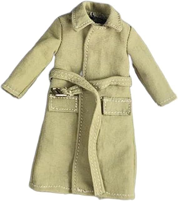 Revamp Favorites with 1/18 Male Action Figures Doll Jacket Long Windbreaker Coat Fashion Accessories Await Male Action Figures Collection Clothes Costume