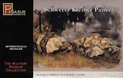 Pegasus PG7605 Heavy German Panzer 1: 72 Plastic Model Kit