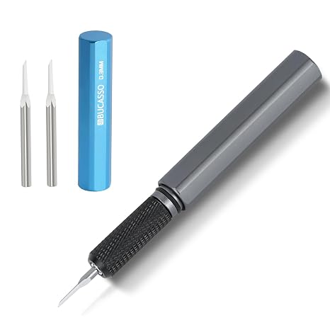 Model Scriber, with 2pcs 0.3MM Tungsten Steel Blades, for Modeling Hobby, RG Scale Model, Gundam Model Kit, Plastic Models, Resin GK Carved Engraved Lines