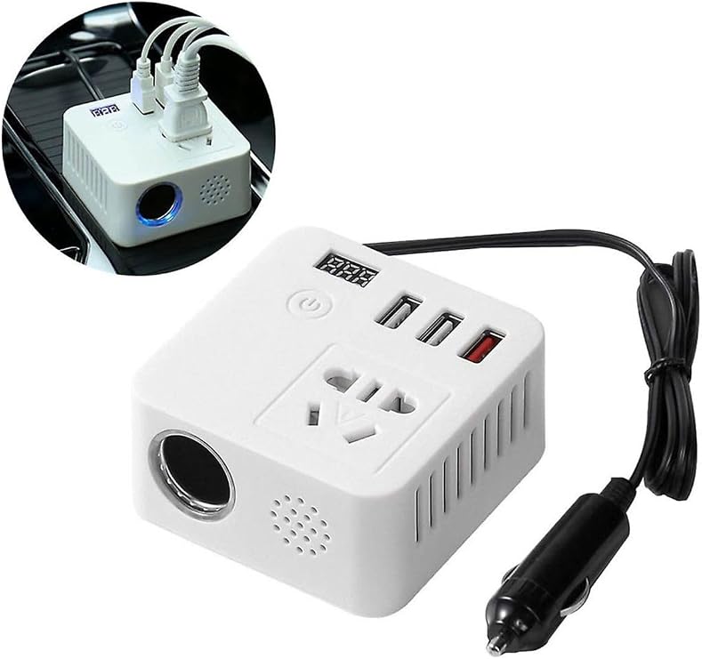 Powermaster ÇOK FONKSİYONLU USB ARAÇ İNVERTÖRÜ 12V/24V 220V GÜÇ DÖNÜŞTÜRÜCÜ