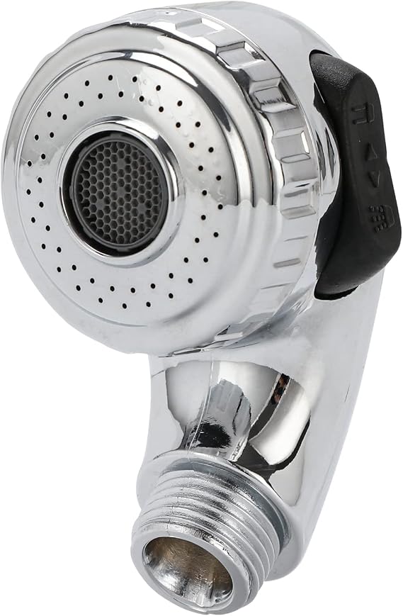 LukLoy 1 Pack Salon Shampoo Bowl Sprayer Head Side Control 2-Mode Switch, High-Pressure Professional Standard G1/2 Handheld Faucet Sprayer Replacement for Salon Sink Hose, Spa & Pedicure Chairs