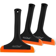 NEWISHTOOL Small Silicone Squeegee, Window Tint Squeegee for Car Windshield Cleaning, Shower Squeegee for Glass Door, Bath Squeegee for Shower, All-Purpose Squeegee for Car & Home Cleaning, 3 Pack