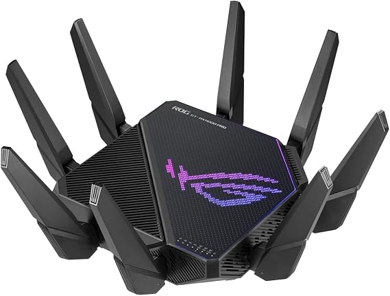 ASUS ROG Rapture GT-AX11000 Pro 90IG0720-MU2A00 Router, Black