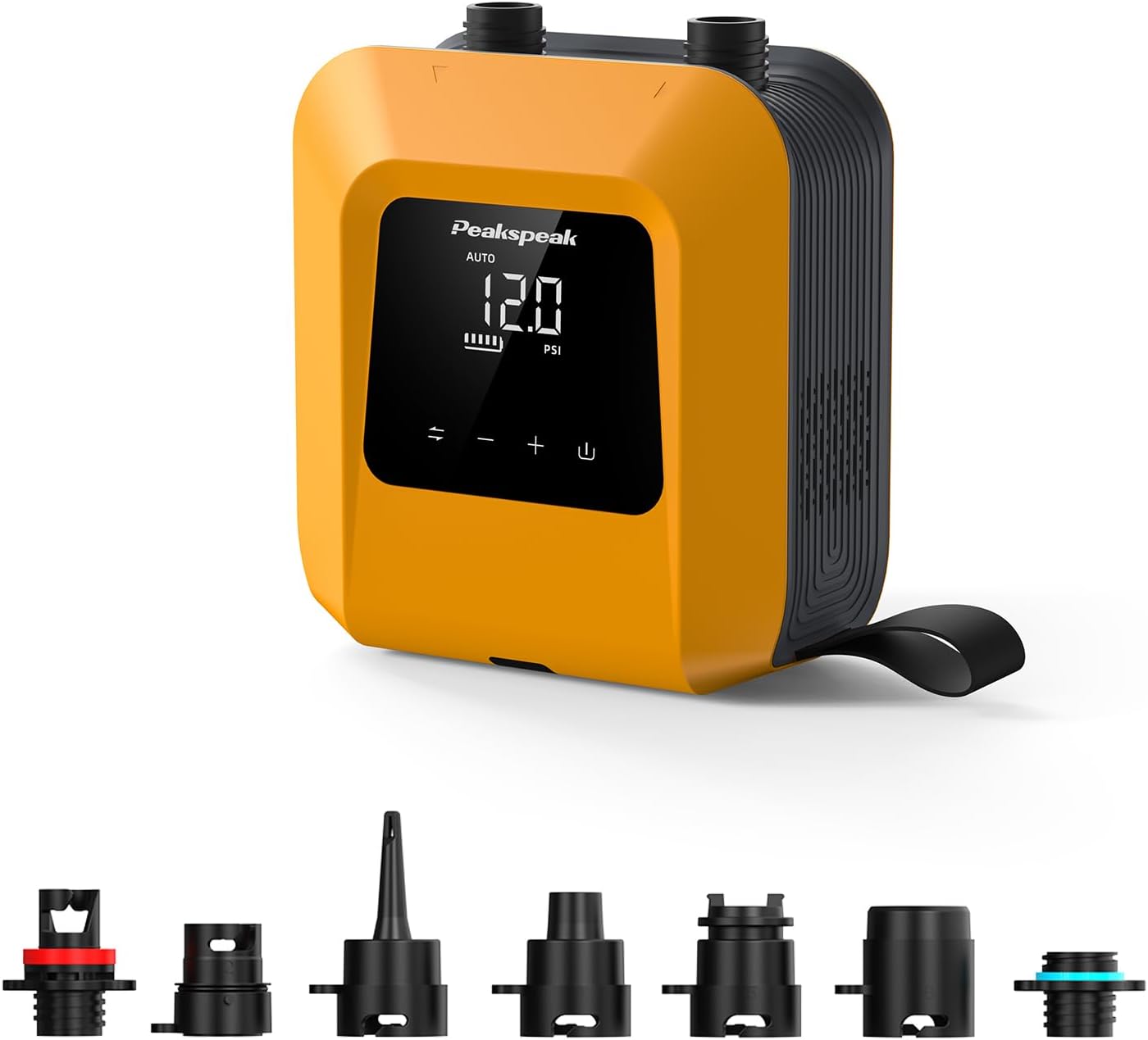 Peakspeak Electric Paddle Board Pump S1-20PSI Rechargeable SUP Pumps, Dual Stage Inflation & Deflation, Suitable for Stand Up Paddle Boards, Boats, Kayaks and Tent