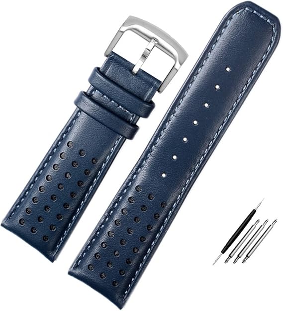 Genuine Leather Watch Strap for Citizen Blue Angel Generation AT8020-54L/JY8078 Second Generation Air Eagle Cowhide 22 23mm (Color : 25-12mm, Size : 23mm)
