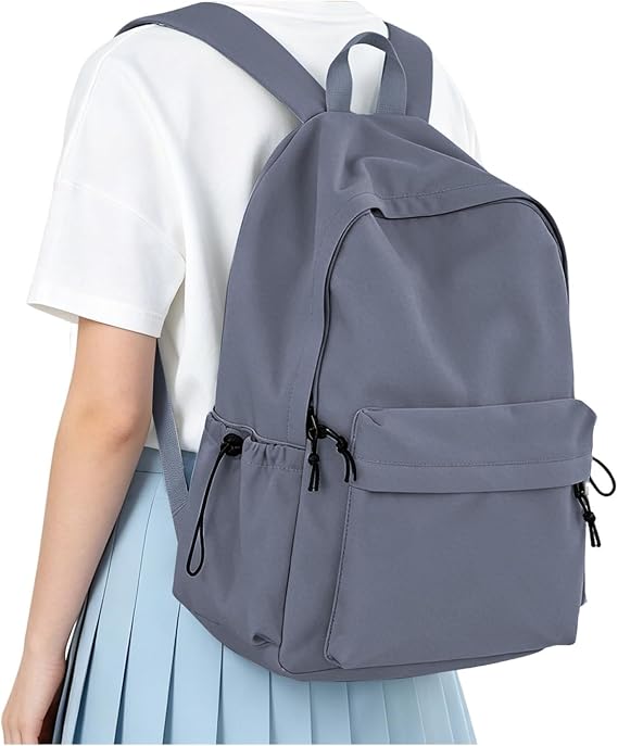 HYC00 School Backpack Womens Secondary Causal Travel High School Bags for Teenage Girls Boys 14 Inch Laptop Backpack Rucksack Bag for Women College Bags Water Resistant Work Back Pack,A10-Blue Purple
