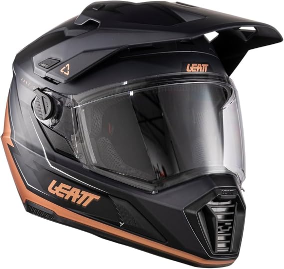 Leatt 7.5 ADV Polymer Helmet Adventure Kit with Free 2.5 Goggles & Helmet Bag | 360 Turbine Technology | 4-Way Rider Setup with Removable Visor