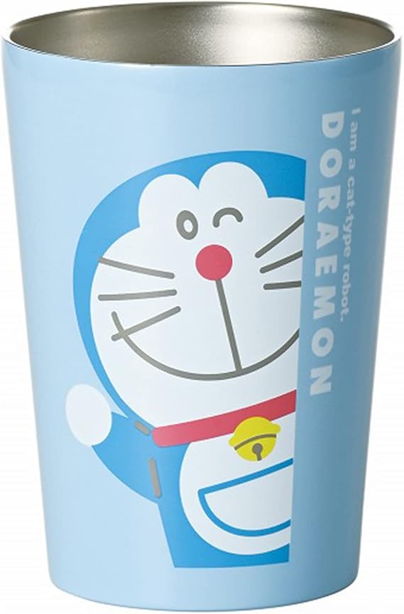 Kaneshotouki 008193 Doraemon Vacuum Insulated Stainless Steel Tumbler, M, 13.5 fl oz (400 ml), Blue
