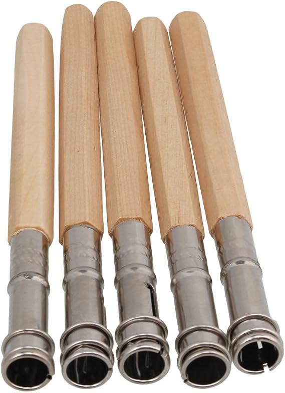 BQLZR Odd Head Pencil Lengthening Lengthener Pencil Extender Holder Adjustable Dual Head Writing Hobby Tool Color Random Pack of 5