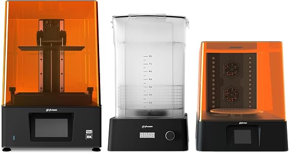 phrozen Sonic Mighty 8K LCD Resin 3D Printer Bundle with Wash & Cure Kit