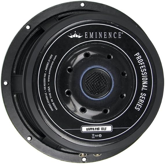Eminence Professional Series Kappa Pro 10LF 10" Bass Amplifier Speaker, 600 Watts at 8 Ohms