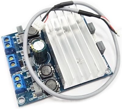 HiLetgo TDA7492 2x50W D Class High Power Digital Amplifier Board AMP with Radiator 10-26V