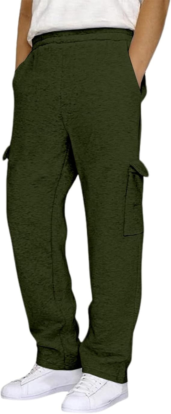 Mens Combat Work Trousers Cargo Pants Camouflage Tracksuit Bottoms Camo Jogging Trousers Cargo Joggers Pants Multi Pocket Combat Sweatpants Smart Workwear Bottom Casual