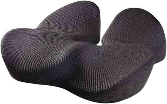 Washable Coccyx Relief Seat Cushion With Memory Foam For Office Chair Vehicle Home Ergonomic Design