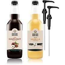 Fındık & Vanilya Aromalı Kahve & Meyve Şurubu 2 x 700 ml.