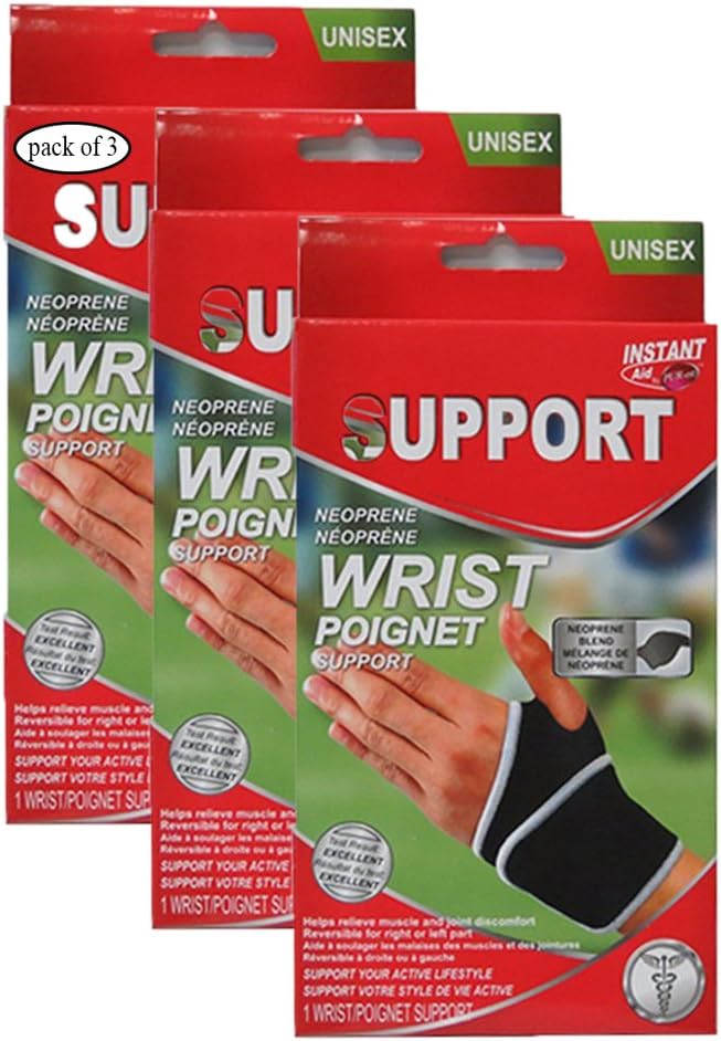 Purest Instant Aid Wrist Support Pack of 3 2312918