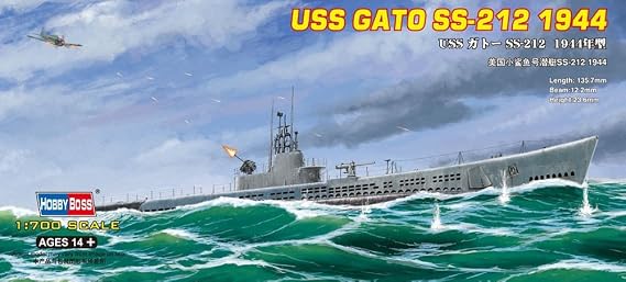 Hobby Boss USS GATO SS-212 1944 Boat Model Building Kit
