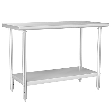 HARDURA All Stainless Steel Table 24X48 Inches
